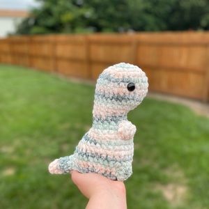 crochet dinosaur kawaii plush